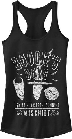 Disney Nightmare Before Christmas Boogies Boys Slim Fit, Scoop Hem Racerback Tank in Saudi Arabia