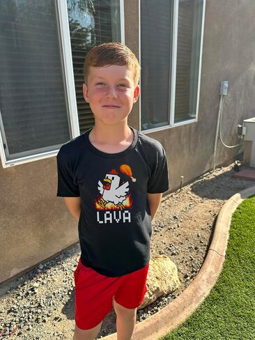 Lava Chicken Jockey Youth T-Shirt in Saudi Arabia