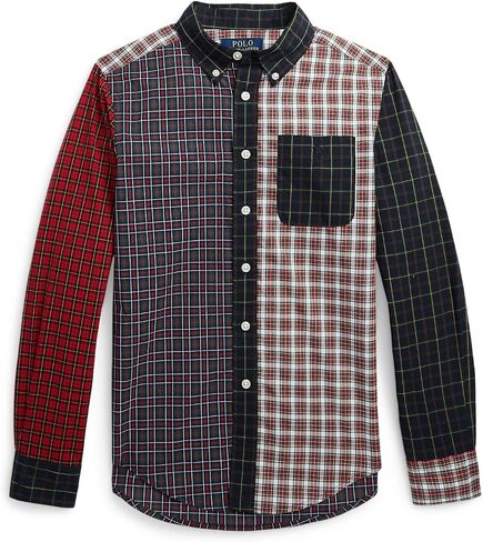POLO RALPH LAUREN Boys' Plaid Cotton Poplin Fun Shirt (Big Kids) in Saudi Arabia