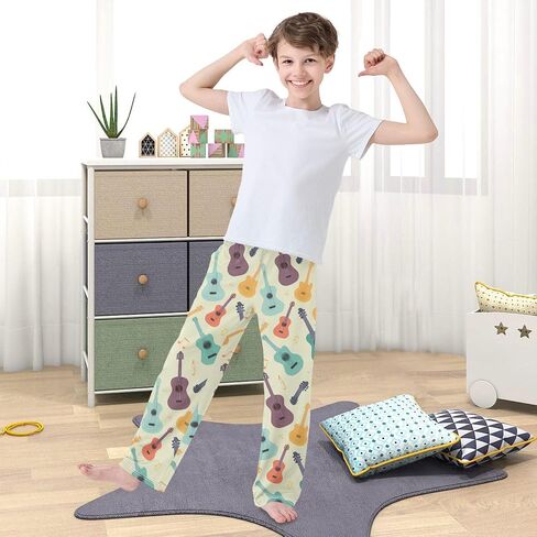 Wfrish Pajama Pants Bananas Black Lounge Pajama Bottoms Soft Sleep Pjs Sleepwear S in Kuwait