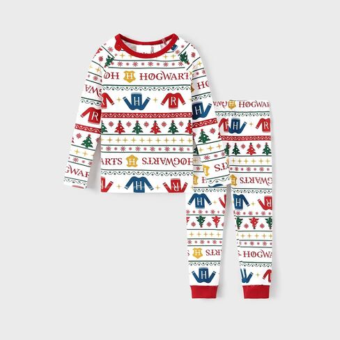Harry Potter Family Christmas Matching Pajamas Sets Xmas Pjs Top and Pant Set for Kids Couples in Saudi Arabia