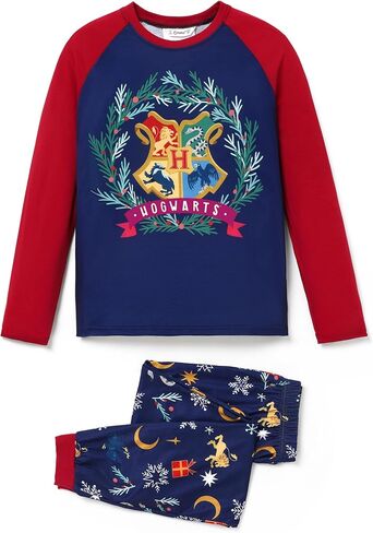 Harry Potter Family Christmas Matching Pajamas مجموعات Xmas PJS Top و Pant Met for Kids in Kuwait