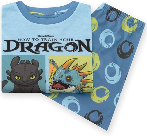 How To Train Your Dragon Pajamas, Long Sleeve Boys Pajamas, Fun Boys Pjs, Dragon Kids Pajama Set in Kuwait