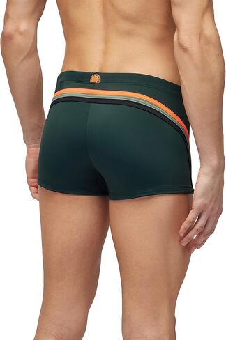 Men's Boxer Swim Briefs with Adjustable Waistband in Kuwait