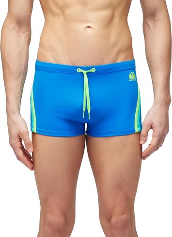 Men's Boxer Swim Briefs with Adjustable Waistband in Kuwait