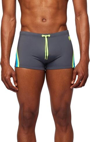 Men's Boxer Swim Briefs with Adjustable Waistband in Kuwait