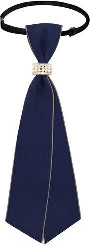 Bow Ties for Women Girls with Pearls, Adjustable Womens Tie Pre-tied Women's Bowties for School Uniforms Party Prom Work in Saudi Arabia