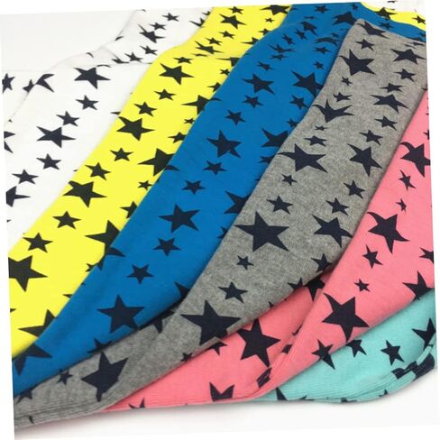 BESTYASH Cotton Scarf with Five Pointed Stars Print Warm Neckwarmer for Boys and Durable and Comfortable Neckerchief in Grey for Autumn Winter Stylish Winter Supplies in Kuwait