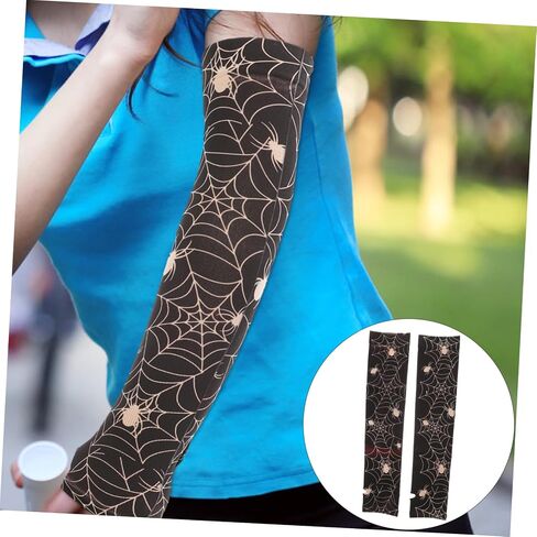 VANZACK Long Stretchable Fingerless Arm Warmers Gloves for Winter Unisex Design for Boys in Saudi Arabia