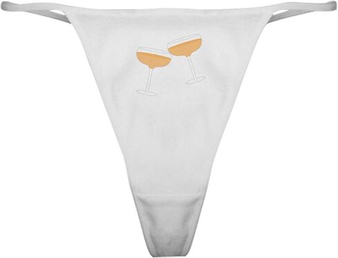 CafePress Champagne Classic Thong Underwear, Womens Panties in Saudi Arabia