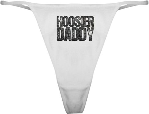 CafePress Hoosier Daddy Classic Thong Underwear, Womens Panties in Saudi Arabia