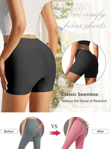 OLISHI Boyshorts Underwear for Women Cotton Women's Panties Boxer Briefs 4-Pack in Saudi Arabia