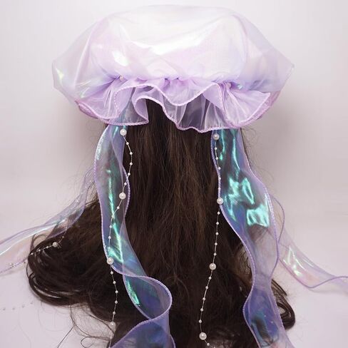 سحرية قناديل البحر بيريت يدويًا عتيقة فنان رسام القبعة Cosplay Cap Cap Decor in Kuwait
