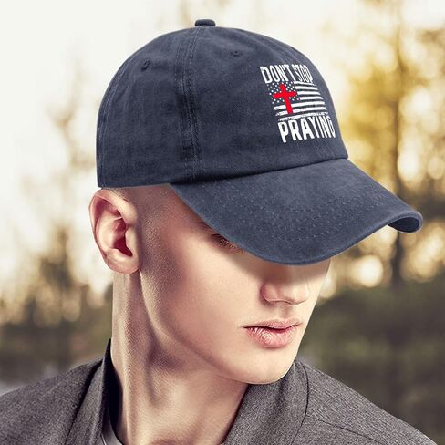 Jesus Hat Don't Stop Praying Funny Christian Funny Praying Hat for Women Funny Jesus Christian Cap Funny Golf Hats Funny Hats in Saudi Arabia