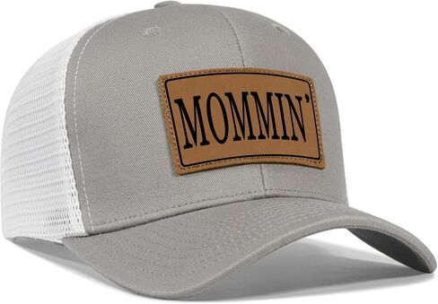 Mommin Trucker Hat for Women，Vintage Embroidered Baseball Cap，Mom Essentials Funny Gifts for Mothers Day in Kuwait