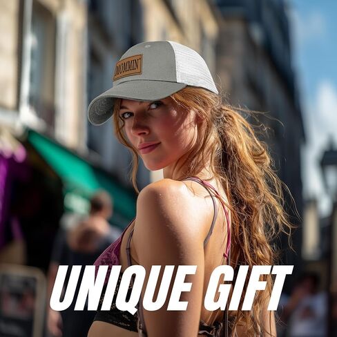 Mommin Trucker Hat for Women，Vintage Embroidered Baseball Cap，Mom Essentials Funny Gifts for Mothers Day in Kuwait