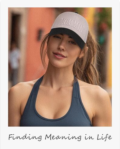 Mommin Trucker Hat for Women，Vintage Embroidered Baseball Cap，Mom Essentials Funny Gifts for Mothers Day in Kuwait