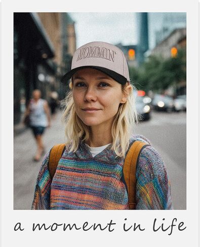 Mommin Trucker Hat for Women，Vintage Embroidered Baseball Cap，Mom Essentials Funny Gifts for Mothers Day in Kuwait