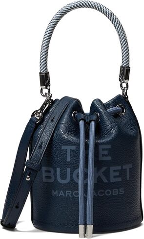 Marc Jacobs The Bucket Bag for Women - Leather Construction with Rope Top Handle, Fabulous, Chic and Stylish Bag Blue Sea One Size One Size in Saudi Arabia