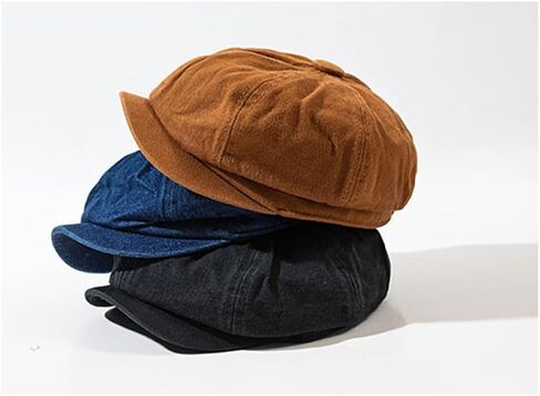 Ginger Duck Tongue Cap Korean Version of Men's Retro Newsboy Octagonal Painter Beret in Saudi Arabia