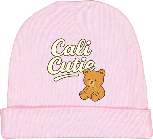 inktastic Cali Cutie Teddy Bear Graphic Baby Beanie Hat in Kuwait