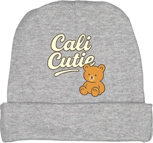 inktastic Cali Cutie Teddy Bear Graphic Baby Beanie Hat in Kuwait