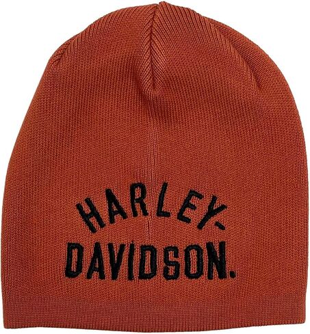 Harley -Davidson Little Boys 'Fine Guage Toddler Beanie Cap - Orange in Saudi Arabia