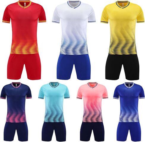 Customize Youth Kids Football Shirt Uniform Sports Clothes Gift Personalize Soccer Jersey for Boys Girls in Kuwait