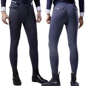 سراويل ركوب الخيل للرجال كامل المقعد السيليكون قبضة المؤخرات الجوارب الفروسية ركوب الخيل ملابس الخيل ملابس in Kuwait
