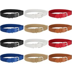 Baseball Belt PU Leather Softball Belt, Adjustable Elastic Baseball Uniform Belt Fit for Football Exercises in Saudi Arabia