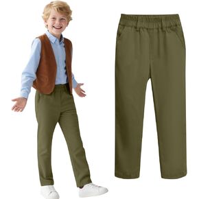 Boys Cargo Pants Tactical Pant Hiking Joggers Drawstring Elastic Waist Pants Classic Sweatpant Casual Active Trouser in Saudi Arabia