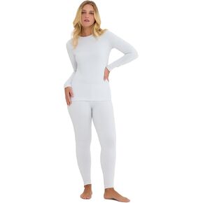 Women’s Thermal Underwear Set – Long Johns for Women Base Layer, Fleece-Lined Thermals Cold Weather | Top and Leggings in Saudi Arabia