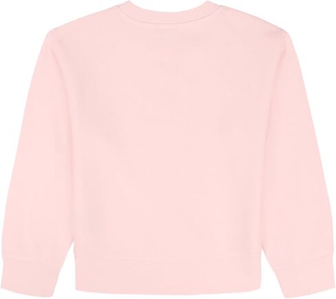 Tommy Hilfiger Girls's Long Sleeve Freece Growp-Over Crew Deck Sweatshirs ، ناعم ومريح in Kuwait
