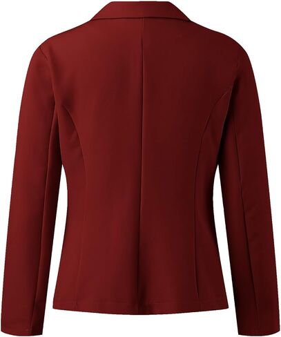 Office Jacket For Women 2024 Professional Blazer Work Lapel Button Down Solid Elegant Long Sleeve Dressy Jackets in Saudi Arabia