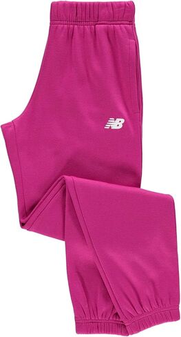 New Balance Girls 3pc Sweatsuit - مجموعة Cotton Blend Fleece Activewear Set - Pullover Crewneck Hoodie ، T -Shirt ، Jogger ، (4-12) in Kuwait