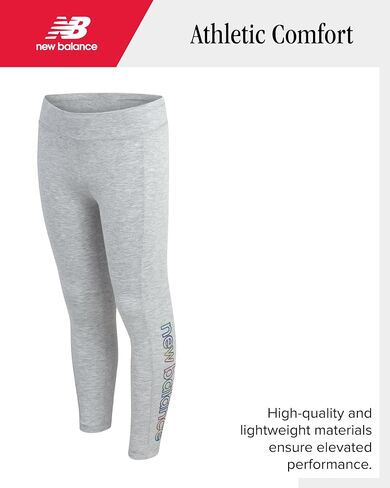 مجموعة New Balance Girls Legging-4 قطع تي شيرت وأكمام قصيرة من طماق (7-16) in Saudi Arabia