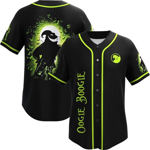 Halloween Baseball Jersey, Horror Jersey, Horror Movie Shirts, Gifts for Halloween in Saudi Arabia