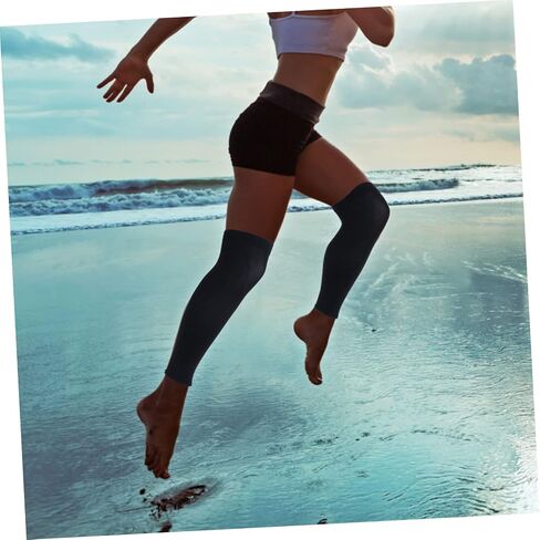 MERRYHAPY 2pcs Cooling Sun Leg Sleeves for Men Women Breathable for Outdoor Sports Jogging Cycling Hiking Lightweight Portable in Saudi Arabia