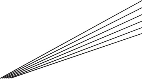 MECCANIXITY 10 Pcs Carbon Fiber Rod, 5mm x 300mm for RC Plane DIY Tool Wing Tube Quadcopter Arm in Kuwait