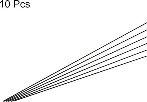 MECCANIXITY 10 Pcs Carbon Fiber Rod, 5mm x 300mm for RC Plane DIY Tool Wing Tube Quadcopter Arm in Kuwait