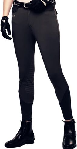 رجال ركوب المؤخرات الفروسية كاملة المقعد السيليكون قبضة الحصان ركوب السراويل مع حلقات معدات ظهور الخيل in Kuwait