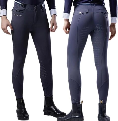 سراويل ركوب الخيل للرجال كامل المقعد السيليكون قبضة المؤخرات الجوارب الفروسية ركوب الخيل ملابس الخيل ملابس in Kuwait