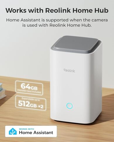 REOLINK 4K Security Cameras Wireless Outdoor System, Encrypted 1 Year Local Storage, Color Night Vision, 2.4/5GHz Wi-Fi, AI Detection, No Monthly Fee, Home Hub with 2X Eco Ultra+Solar Panel in Kuwait