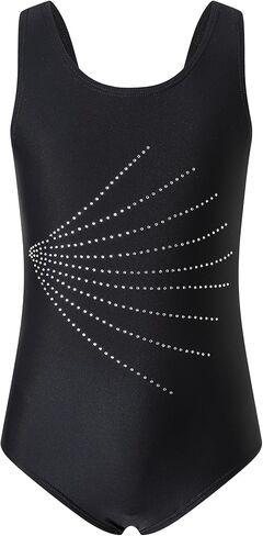Gymnastics Leotards for Girls Leotard for Dance Ballet Sparkly One-Piece Kids Toddlers Tumbling Outfits 2-12 Years in Kuwait