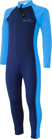 Ecostinger® Boys Full Body Swimsuit Stinger Suct Sucks Long Sleeves UV Protection UPF50+ Navy Blue in Saudi Arabia