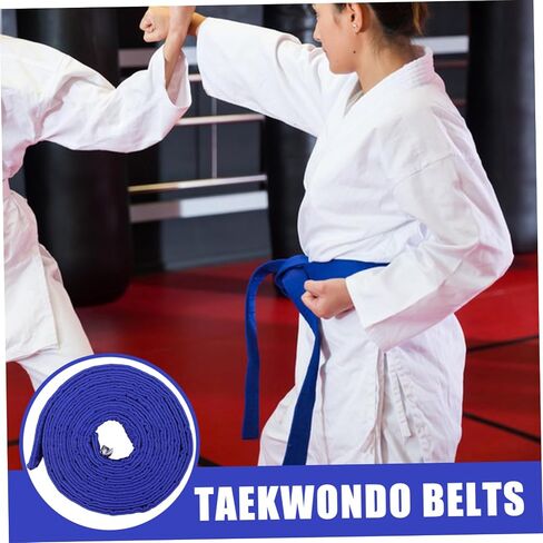 POPETPOP Martial Arts Belt Taekwondo Karate Belt for Men Boys Women Youth Display Kickboxing Equipment in Saudi Arabia