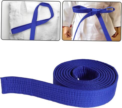 Taekwondo Belt Color Stripes Sturdy Cotton Material for Grading Adjustable Karate Equipment for Adults and Boys and Girls Training in Saudi Arabia