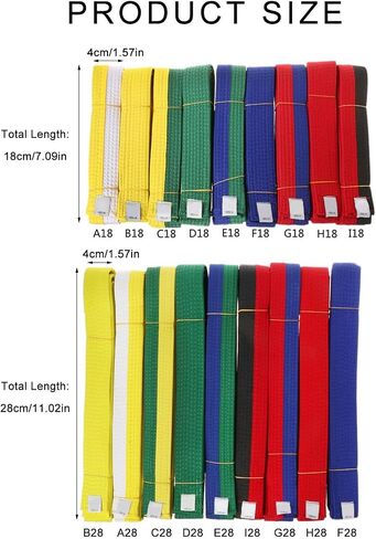 180 لـ CM 280 لـ CM Martial Arts karate Carate Taekwondo Professional Belits Movo Taekwondo Standard Tapes Wai Wais in Kuwait