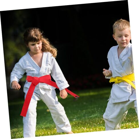 Comfortable Cotton Karate Belts 6pcs Taekwondo Martial Arts Uniform Belts in Saudi Arabia