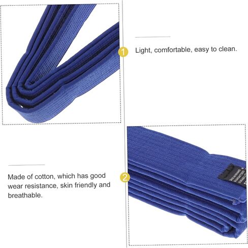 Comfortable Cotton Karate Belts 6pcs Taekwondo Martial Arts Uniform Belts in Saudi Arabia